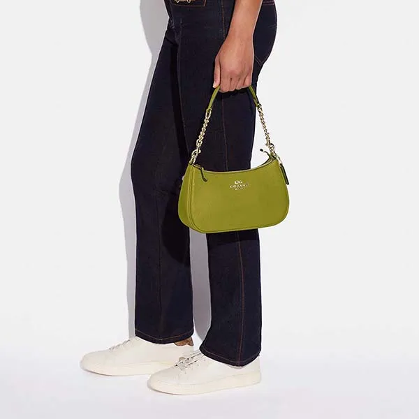 Túi Đeo Vai Coach Teri Shoulder Bag CA209 Màu Xanh - Túi xách - Vua Hàng Hiệu