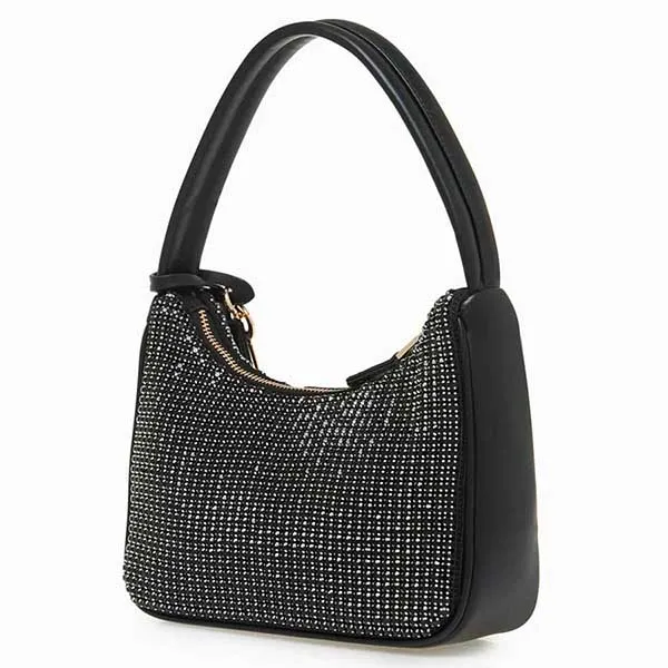 Túi Đeo Vai Lyn Regina Crystal Shoulder Bags LL23CBF024 Màu Đen