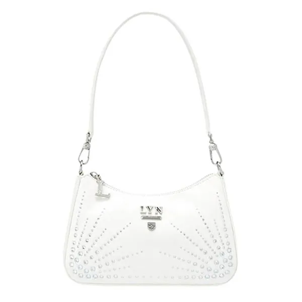 Túi Đeo Vai Lyn Tricia Crystal Shoulder Bags LL22WBF273 Màu Trắng - Túi xách - Vua Hàng Hiệu
