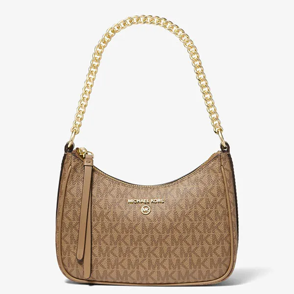 Túi Đeo Vai Michael Kors MK Petite Pochette Jet Set Charm 32H1GT9C1V Màu Nâu