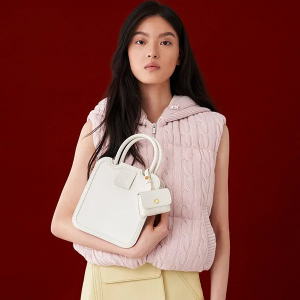 Túi Tote Nữ Charles & Keith CNK Disney Zootopia Judy Hopps Structured 30782054 Màu Trắng