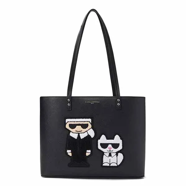 Túi Tote Karl Lagerfeld Paris Adele Màu Đen - Túi xách - Vua Hàng Hiệu