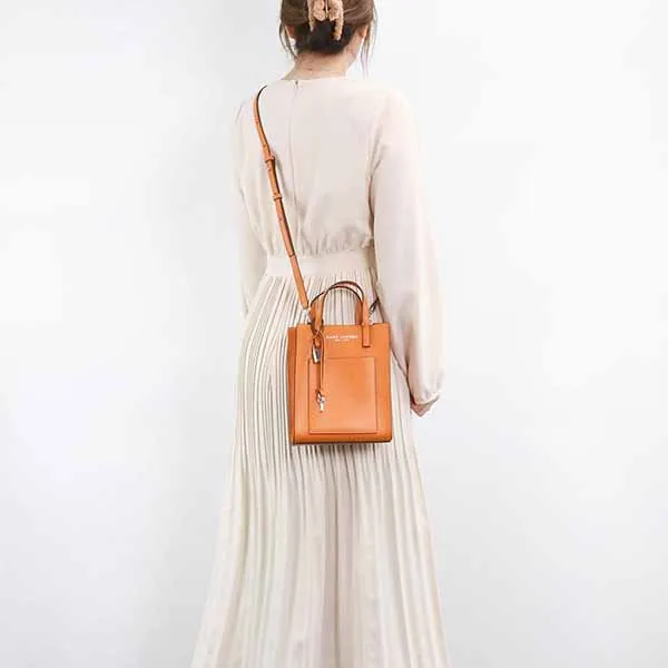 Túi Tote Marc Jacobs Micro Grind Satchel Tote Bag H001L03FA22-810 Màu Cam - Túi xách - Vua Hàng Hiệu