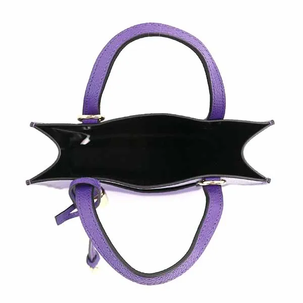 Túi Tote Marc Jacobs Micro Grind Satchel Tote Bag Heliotrope H001L03FA22 522 Màu Tím - Túi xách - Vua Hàng Hiệu