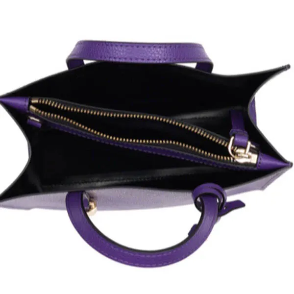 Túi Tote Marc Jacobs Mini Grind Deep Purple Purse Màu Tím