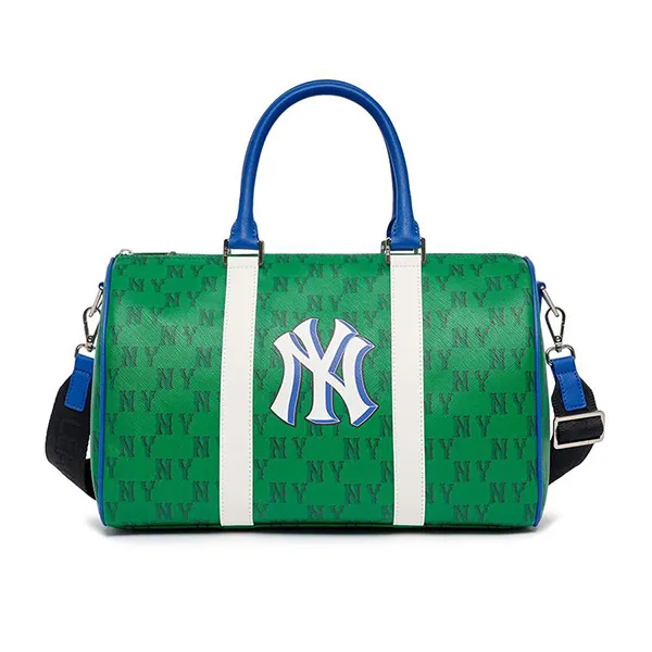Túi Trống MLB Dia Poritiv Coated Canvas Rich New York Yankees 3ABWM013N-50GNM Màu Xanh Green Size M