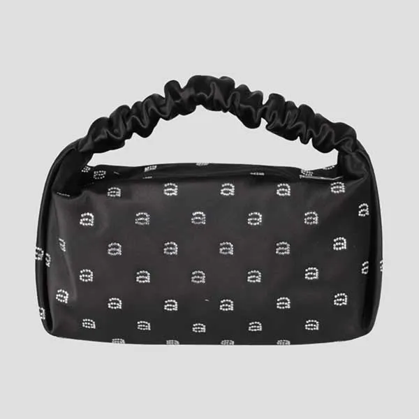 Túi Xách Alexander Wang Hotfix Scrunchie In Satin Black 20123R30T001 Màu Đen - Túi xách - Vua Hàng Hiệu