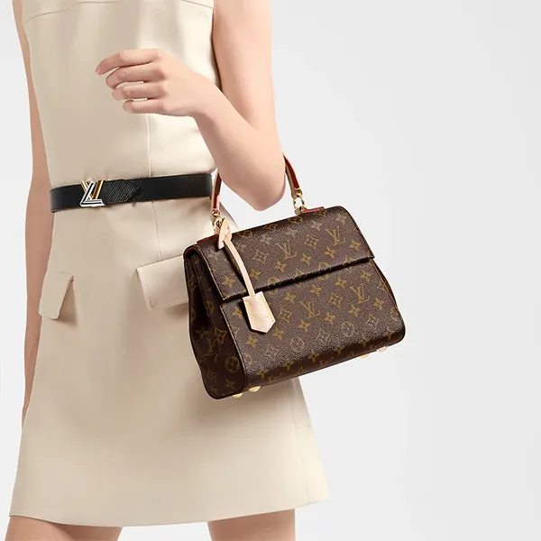 Túi Xách Nữ Louis Vuitton LV Cluny BB 2way Handbag Shoulder Bag Màu Nâu - Túi xách - Vua Hàng Hiệu
