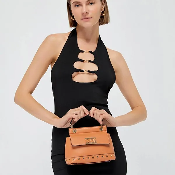 Túi Xách Tay Lyn Cedar Top Handle S Handbags LL23CBS061 Màu Cam