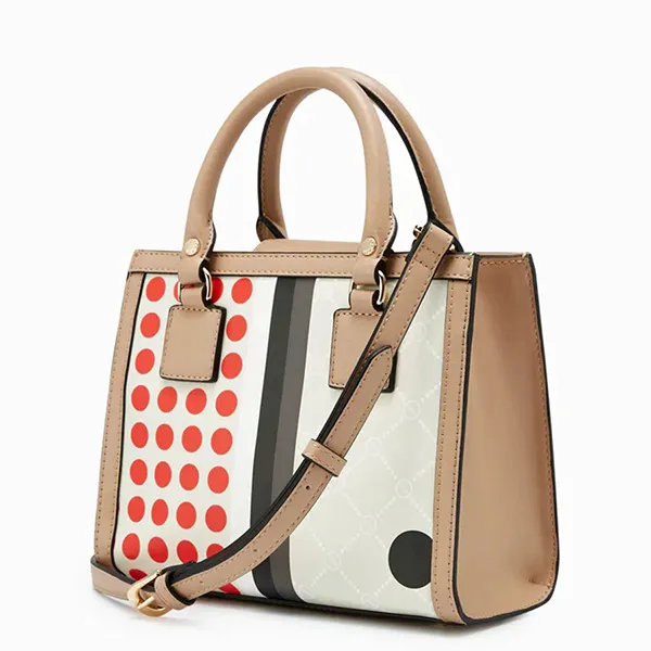 Túi Xách Tay Lyn Circus S Tote Bags LL23CBF016 Màu Be