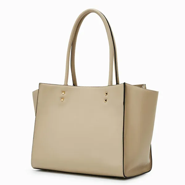 Túi Xách Tay Lyn Lunar L Tote Bags LL23CBF001 Màu Beige