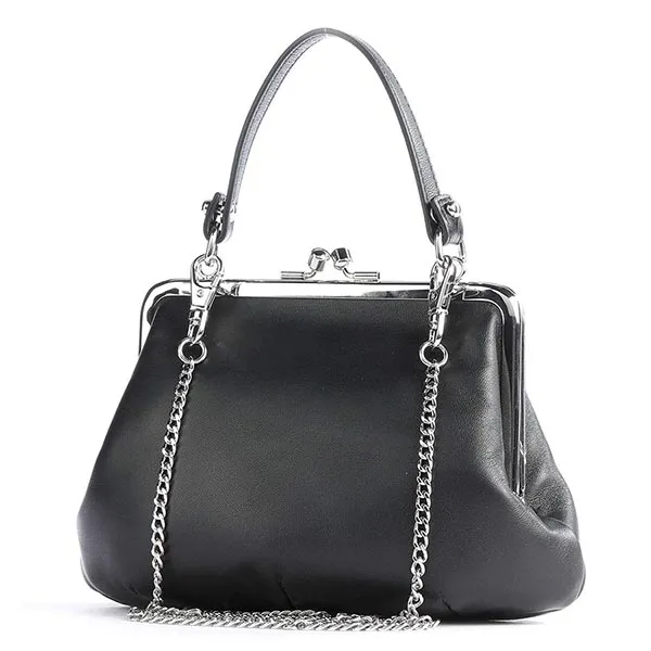 Túi Xách Tay Vivienne Westwood Emma Bag Màu Đen