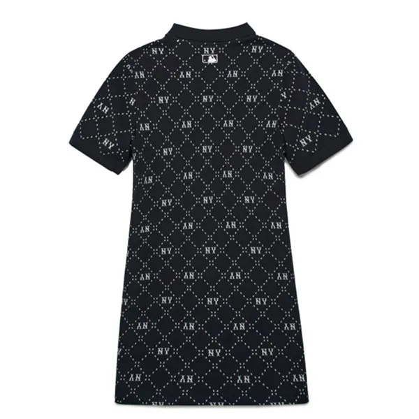 Váy Nữ MLB Short Monogram One Piece New York Yankees 3FOPM0533-50BKS Màu Đen Size XS
