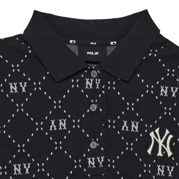 Váy Nữ MLB Short Monogram One Piece New York Yankees 3FOPM0533-50BKS Màu Đen Size XS