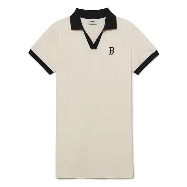 Váy Polo MLB Boston Red Sox 3FOPB0333-43CRS Màu Kem Size M - Thời trang - Vua Hàng Hiệu