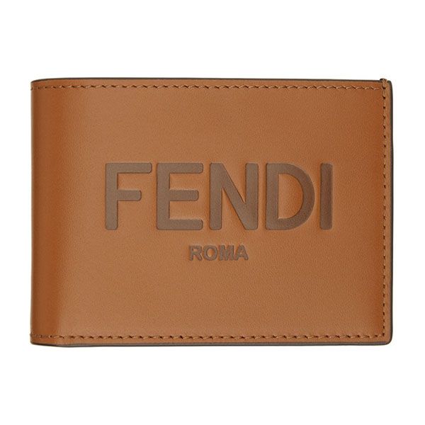 Ví Fendi Brown Logo Bifold Wallet Màu Nâu - 1