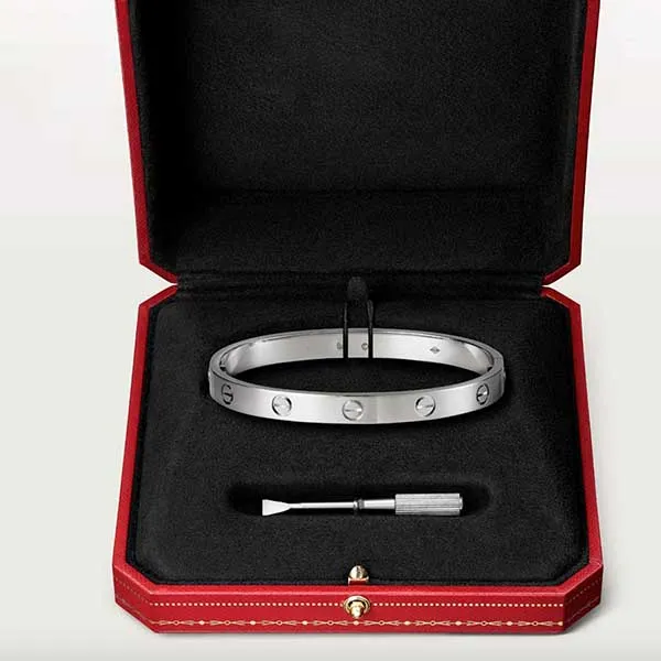 Vòng Đeo Tay Jewery Luxury Bản To Màu Bạc - Trang sức - Vua Hàng Hiệu