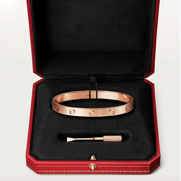 Vòng Đeo Tay Jewery Luxury Bản To Màu Hồng - Trang sức - Vua Hàng Hiệu