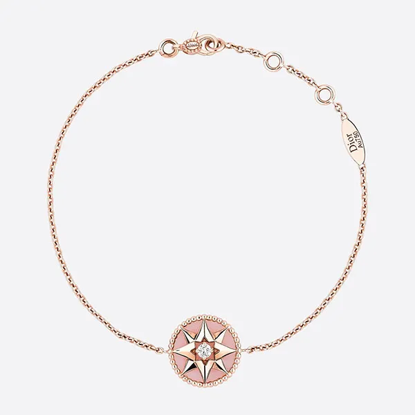 Vòng Đeo Tay Dior Rose Des Vents Braceletrose Gold, Diamond And Pink Opal JRDV95003_0000 Màu Vàng Hồng (Chế Tác) - 2