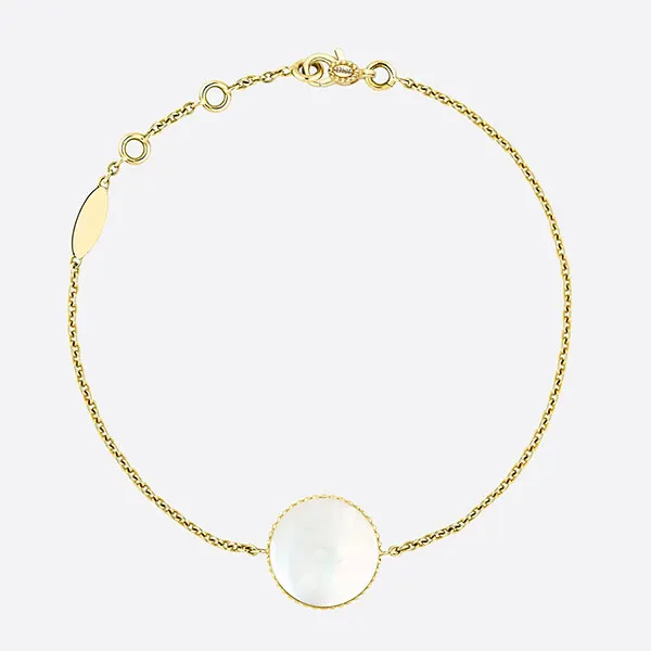 Vòng Đeo Tay Dior Rose Des Vents Braceletyellow Gold, Diamond And Mother-Of-Pearl JRDV95001_0000 Màu Vàng (Chế Tác) - 3