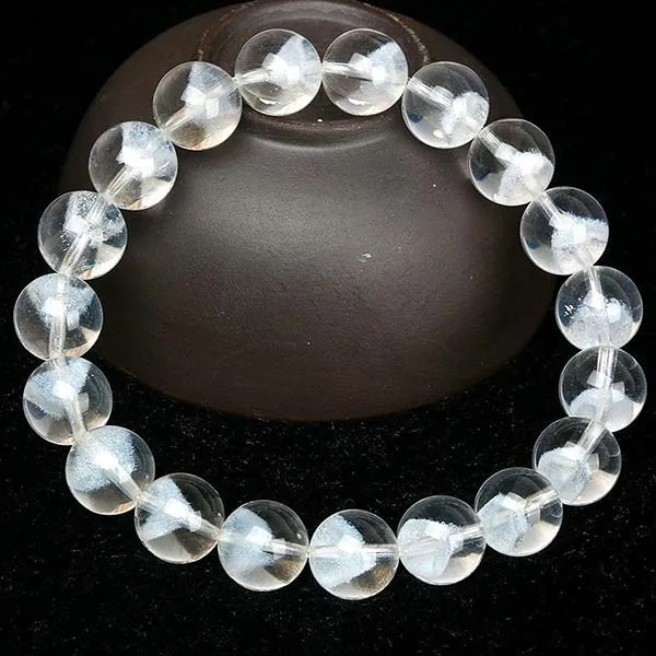 Vòng Đeo Tay LiLi Jewelry Thạch Anh Ưu Linh Trắng 7A LILI_572858 Màu Trắng Kích Thước Đá 8mm - Trang sức - Vua Hàng Hiệu