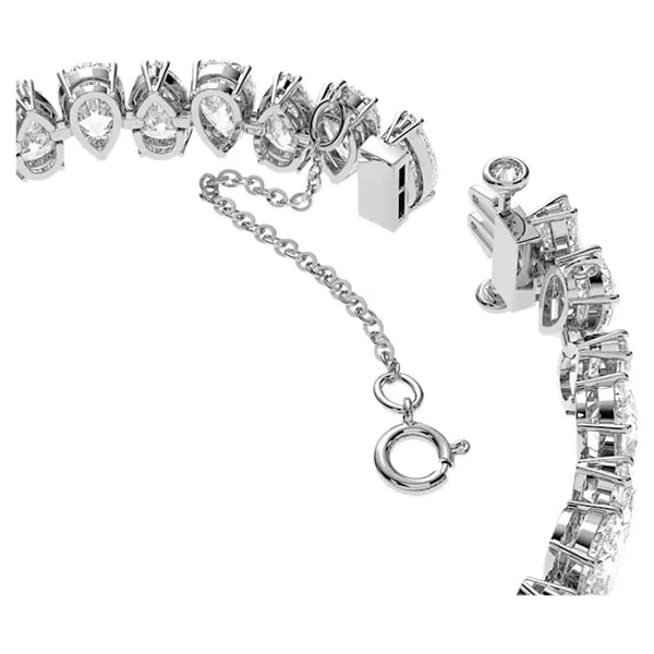 Vòng Đeo Tay Swarovski Millenia Braceletpear Cut, White, Rhodium Plated 5598350 Màu Bạc - Trang sức - Vua Hàng Hiệu