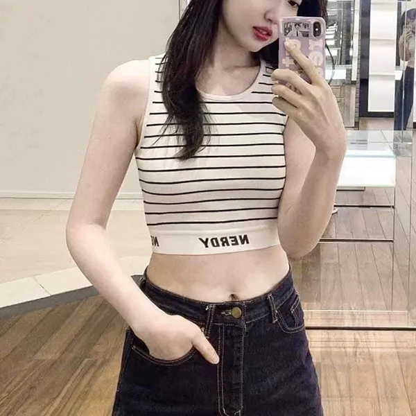 Áo Ba Lỗ Nữ Nerdy Tank Top Màu Trắng - Thời trang - Vua Hàng Hiệu