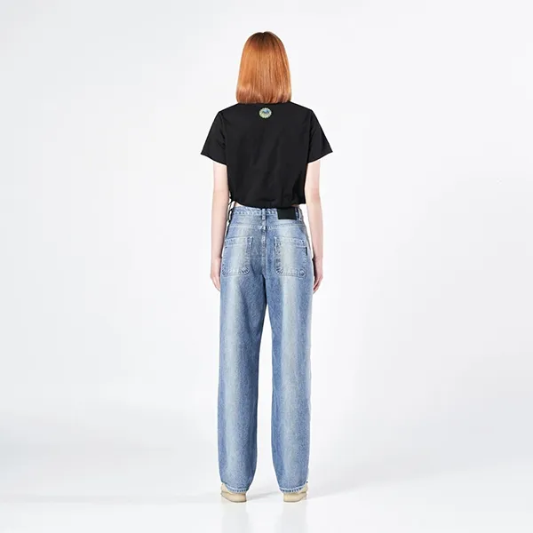Áo Croptop Nữ Acmé De La Vie ADLV Greenery Artwork Black Tshirt Màu Đen - Thời trang - Vua Hàng Hiệu