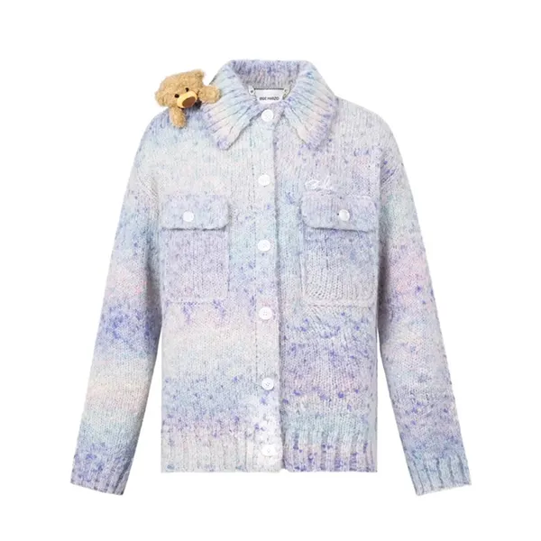 Áo Khoác 13 De Marzo Gradual Color Shade Woolen Coat Purple FR-JX-482 Màu Tím Size S - Thời trang - Vua Hàng Hiệu