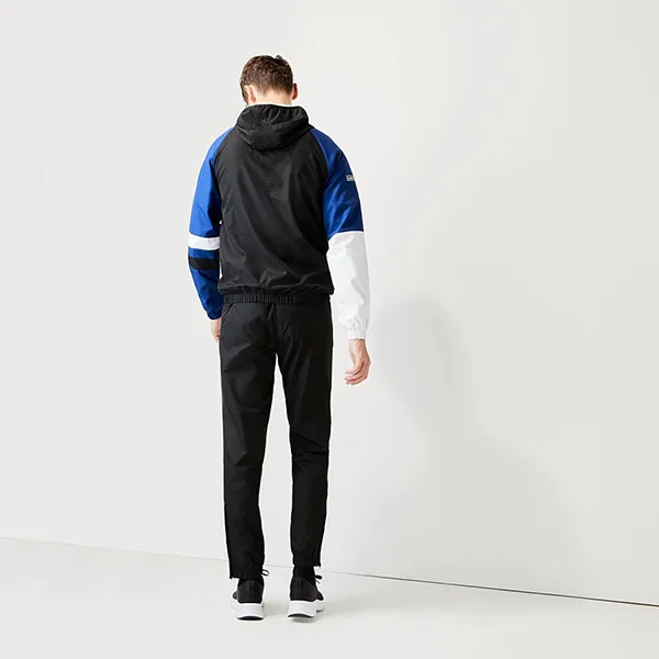 Áo Khoác Nam Lacoste Sport Lightweight Colourblock Màu Xanh Đen Size XS - Thời trang - Vua Hàng Hiệu