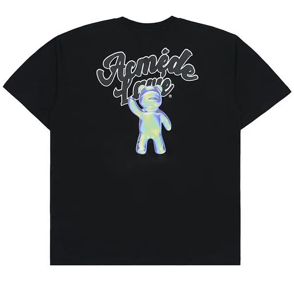 Áo Phông Acmé De La Vie ADLV Hologram Bear Short Sleeve Tshirt Black Màu Đen