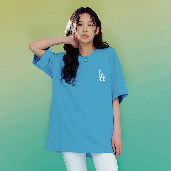 Áo Phông MLB Illusion Clipping LA Dodgers Tshirt 3ATSU2033-07ABD Màu Xanh Blue Size M - Thời trang - Vua Hàng Hiệu