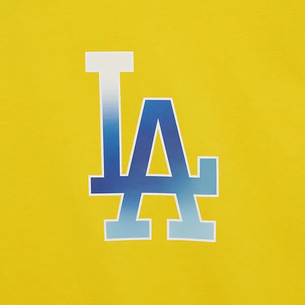 Áo Phông MLB LA Dodgers Tshirt 3ATSB0333-07MSS Màu Vàng