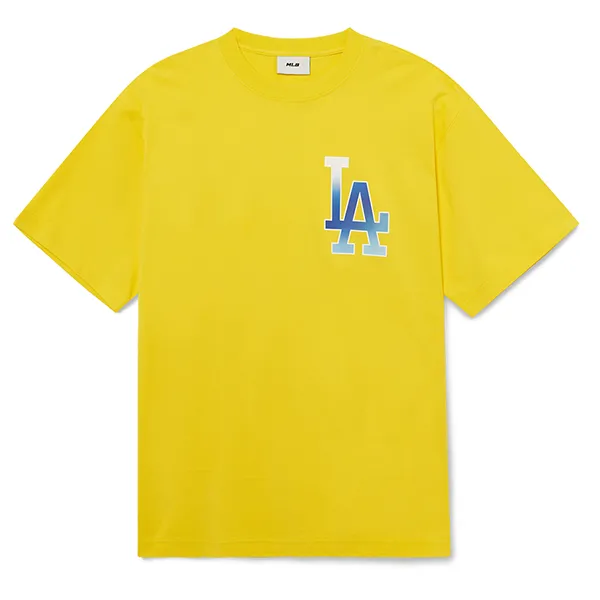 Áo Phông MLB LA Dodgers Tshirt 3ATSB0333-07MSS Màu Vàng