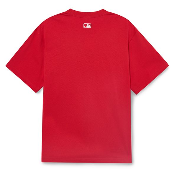 Áo Phông MLB Logo Varsity Overfit Boston Red Sox Tshirt 3ATSV0633-43RDL Màu Đỏ Size S - 4