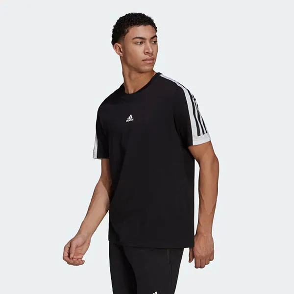 Áo Phông Nam Adidas Future Icons 3-Stripes Tee Tshirt HK2284 Màu Đen Size L - Thời trang - Vua Hàng Hiệu