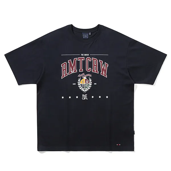 Áo Phông Romantic Crown Emblem Tee Tshirt Màu Xanh Navy