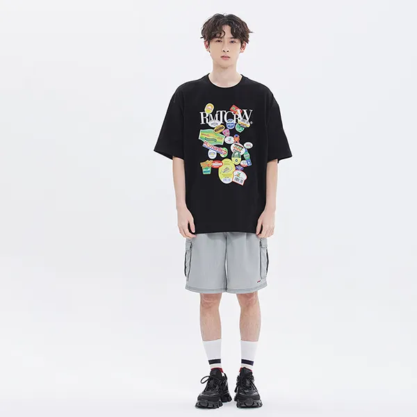 Áo Phông Romantic Crown Fruit Label Tee Tshirt Màu Đen - Thời trang - Vua Hàng Hiệu