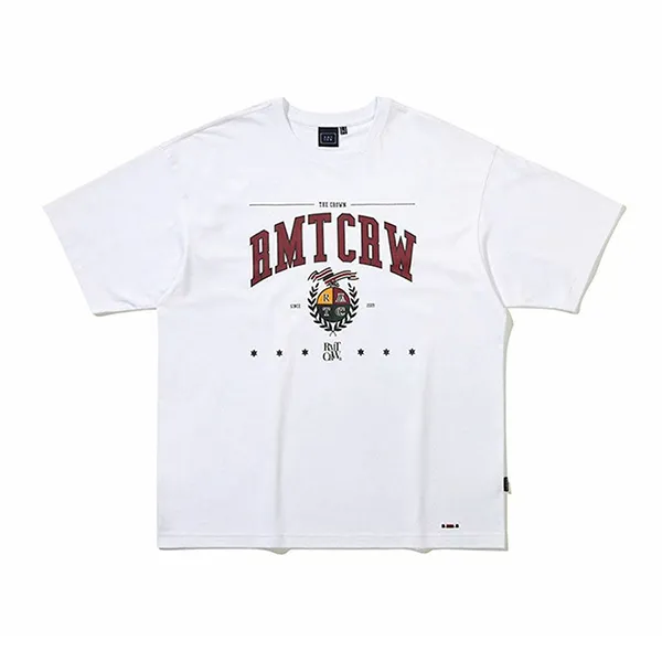 Áo Phông Romantic Crown RMT Emblem Tee Tshirt Màu Trắng Size S