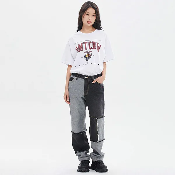 Áo Phông Romantic Crown RMT Emblem Tee Tshirt Màu Trắng Size S