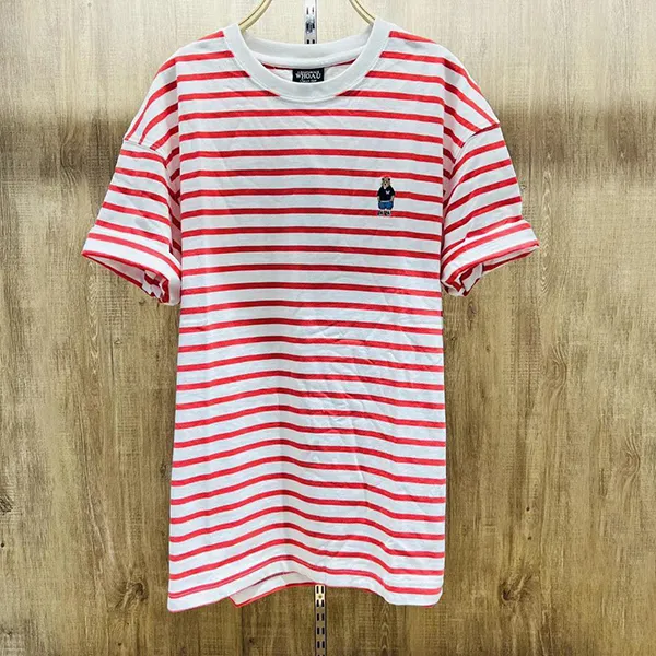 Áo Phông WHOAU Tshirt Sọc Màu Hồng