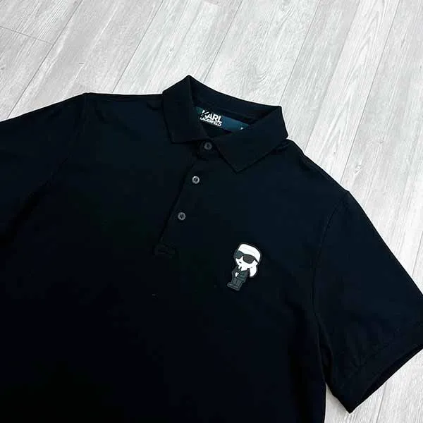 Áo Polo Nam Karl Lagerfeld New SS 2023 Màu Đen Size L - Thời trang - Vua Hàng Hiệu