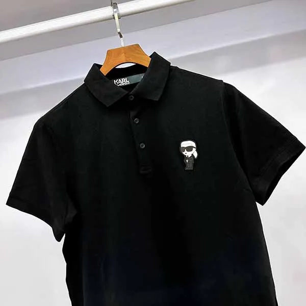 Áo Polo Nam Karl Lagerfeld New SS 2023 Màu Đen Size L - Thời trang - Vua Hàng Hiệu