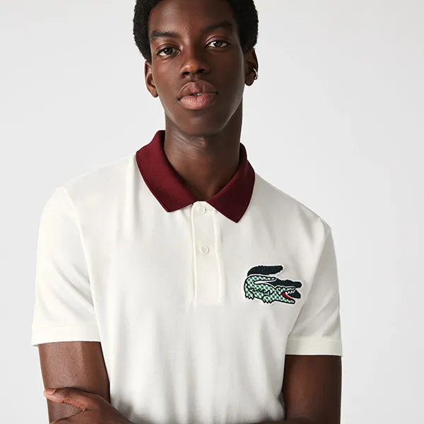 Áo Polo Nam Lacoste Slim PH2102-NF8 Màu Trắng Size 6