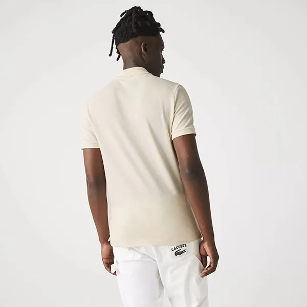 Áo Polo Nam Lacoste Slim PH4012-XFJ Màu Trắng Kem Size 3