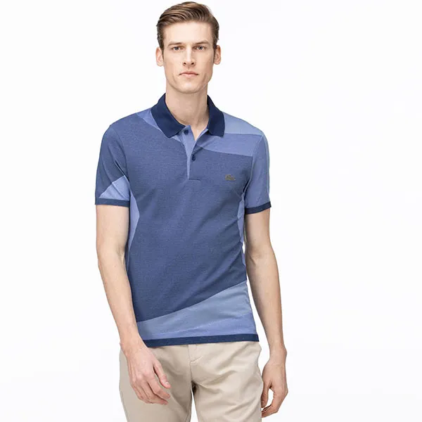 Áo Polo Nam Lacoste Slim PH5902-NFN Màu Xanh Biển Size 3 - Thời trang - Vua Hàng Hiệu