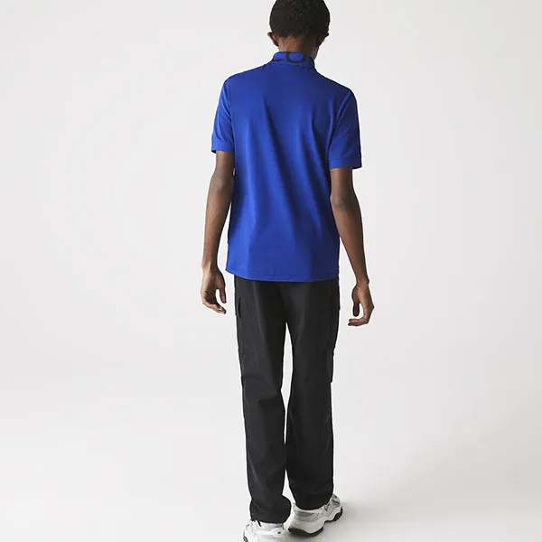 Áo Polo Nam Lacoste Slim PH7647BDM Màu Xanh Biển Size 2 - Thời trang - Vua Hàng Hiệu