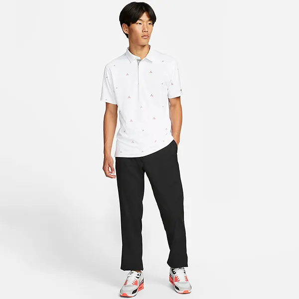 Áo Polo Nam Nike Full Print Golf Short Sleeve DH0946-100 Màu Trắng Size S