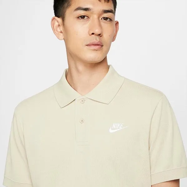 Áo Polo Nam Nike Shirt Short Sleeve CE Match CJ4457-206 Màu Trắng Ngà Size S