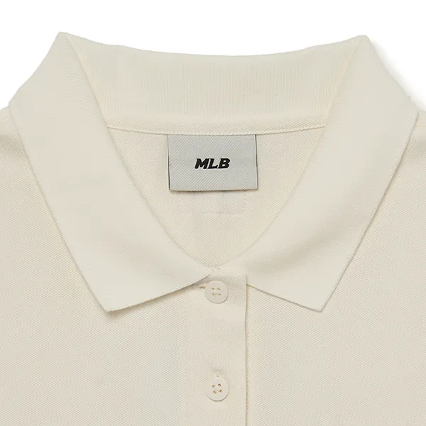 Áo Polo Nữ MLB Boston Red Sox 3FPQB0433-43IVS Màu Trắng